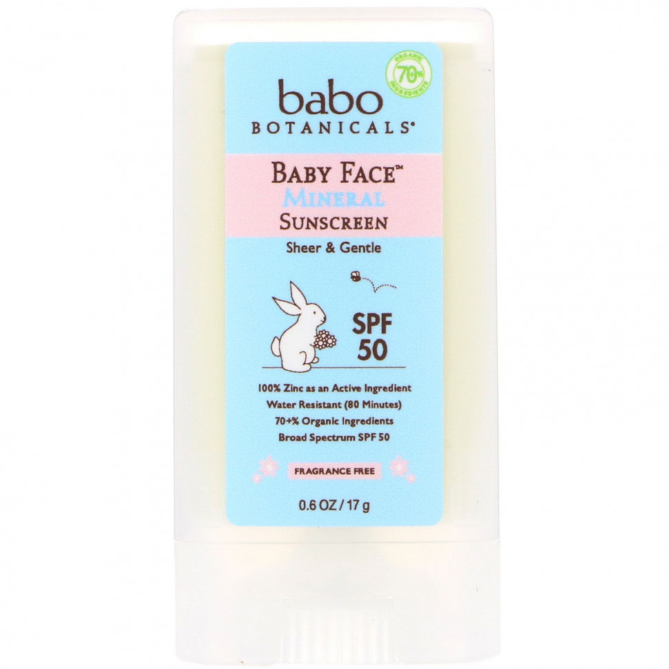   Babo Botanicals, Baby Face,        , SPF 50, 17    -     , -  