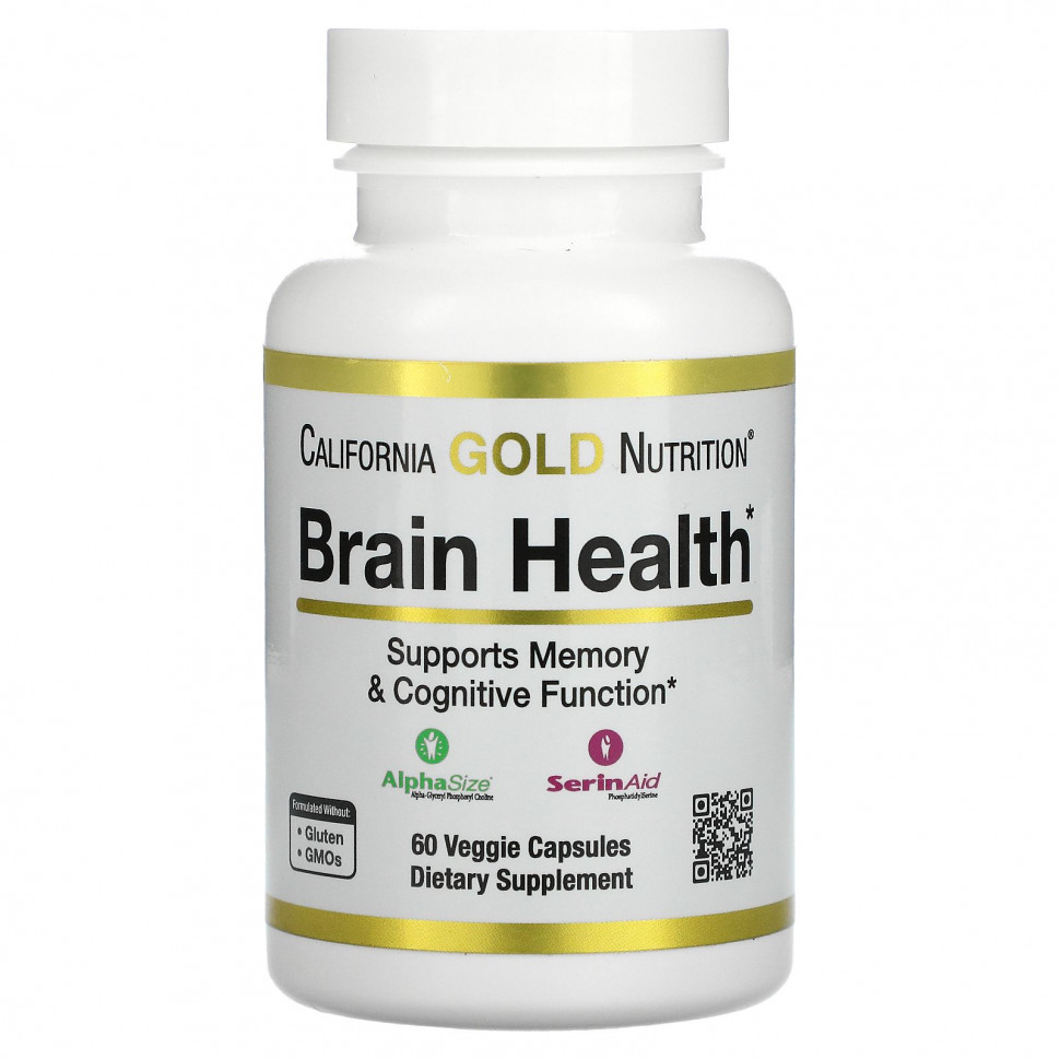   California Gold Nutrition, Brain Health, 60     -     , -  