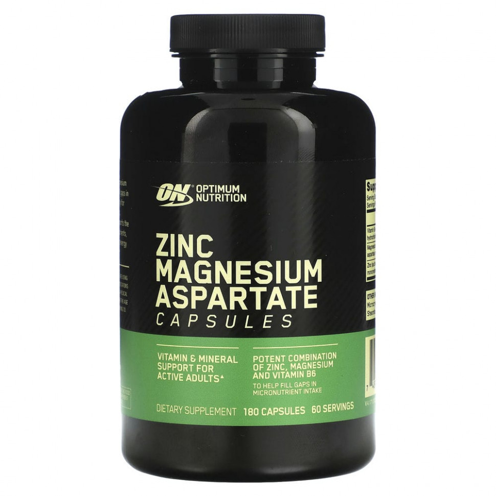   Optimum Nutrition, ZMA, 180    -     , -  