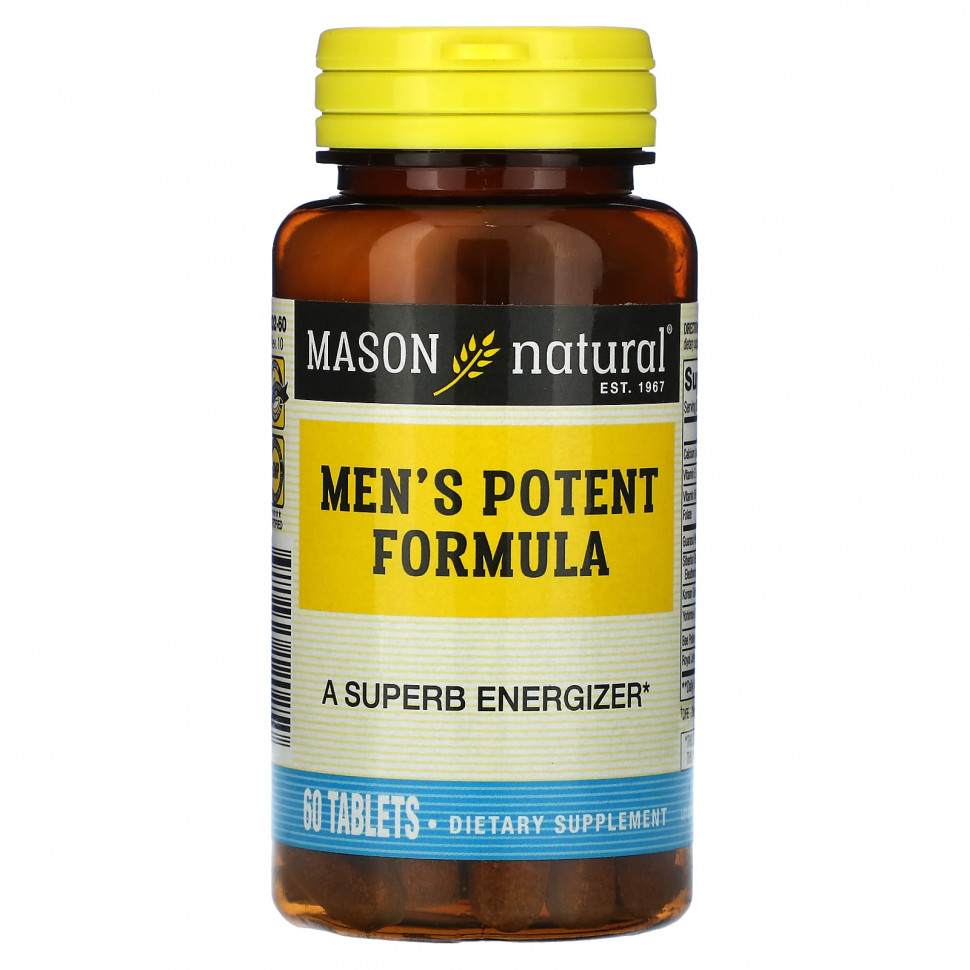   Mason Natural, Men's Potent Formula, 60    -     , -  