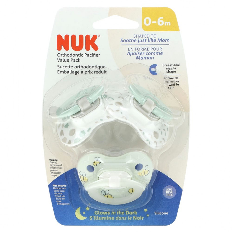   NUK,   Glow in the Dark,  06 , , 3 .     -     , -,   