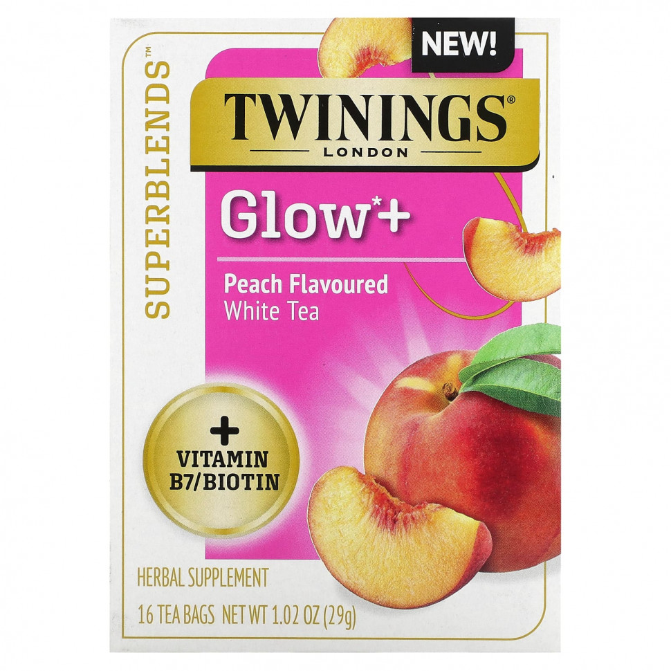   Twinings, Superblends, Glow +,  , , 16  , 29  (1,02 )   -     , -  