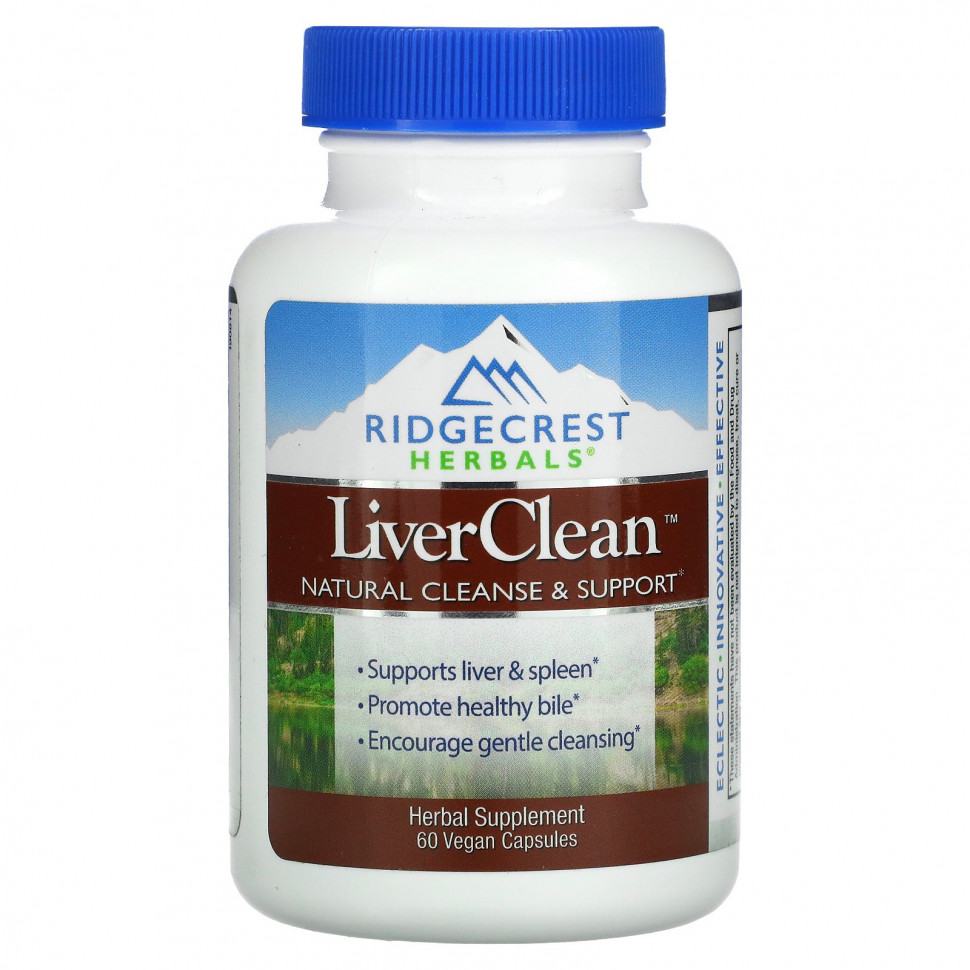   RidgeCrest Herbals, LiverClean,   , 60     -     , -  