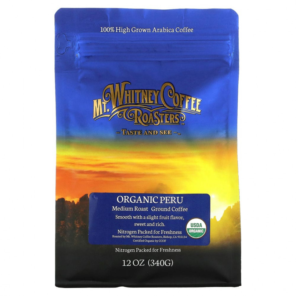  Mt. Whitney Coffee Roasters, Organic Peru,  ,  , 340  (12 )  IHerb ()