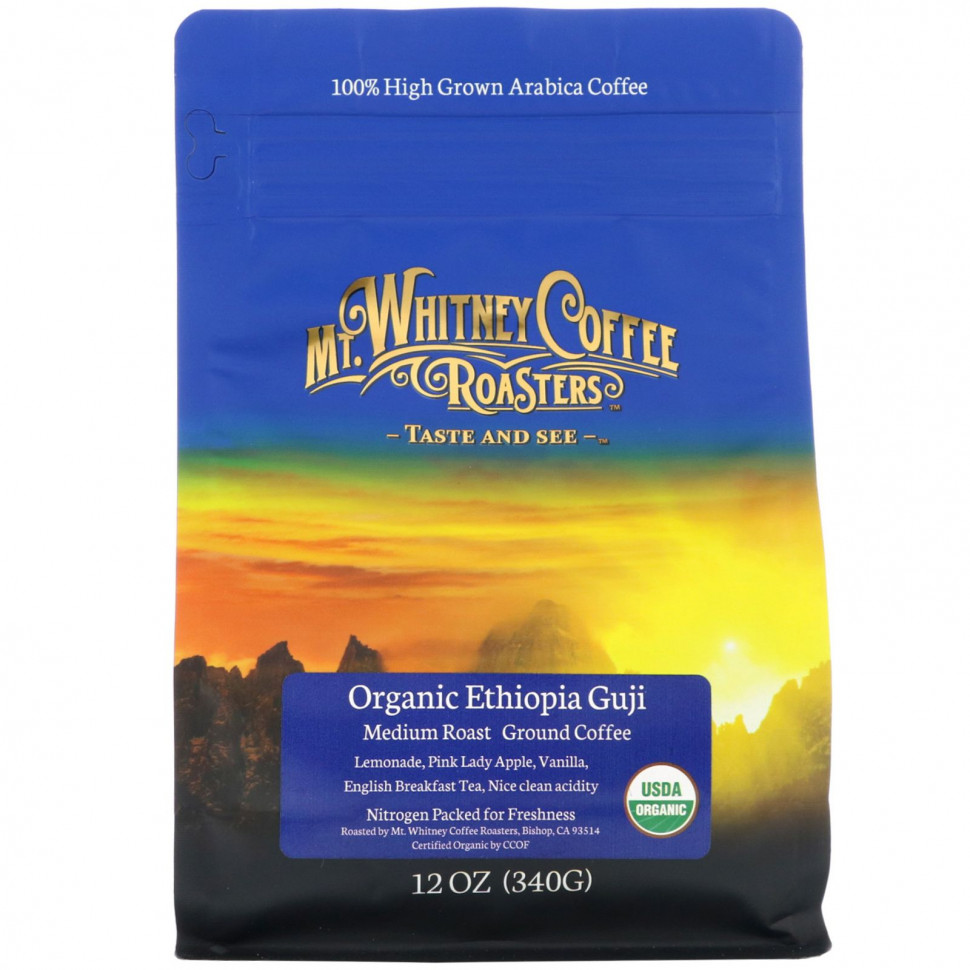   Mt. Whitney Coffee Roasters, Organic Ethiopia Guji,  ,  , 340  (12 )   -     , -,   