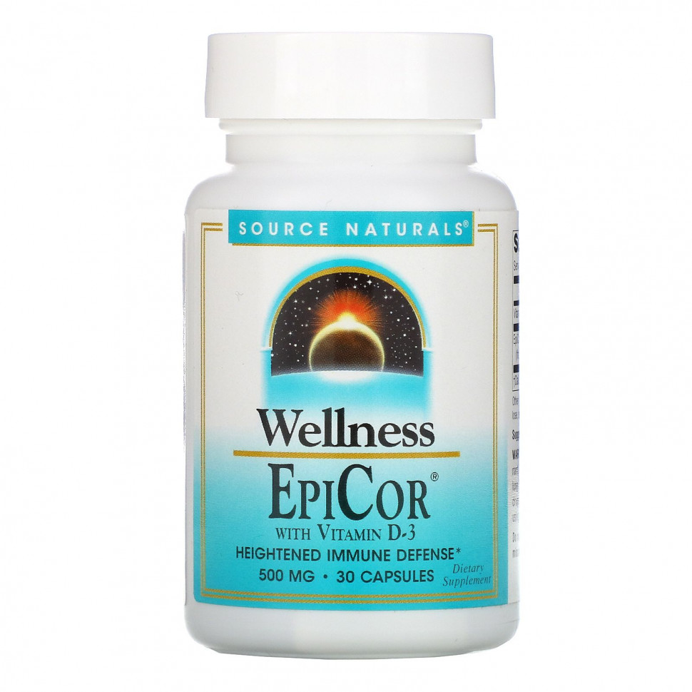  Source Naturals, Wellness, EpiCor   D-3, 500 , 30   IHerb ()