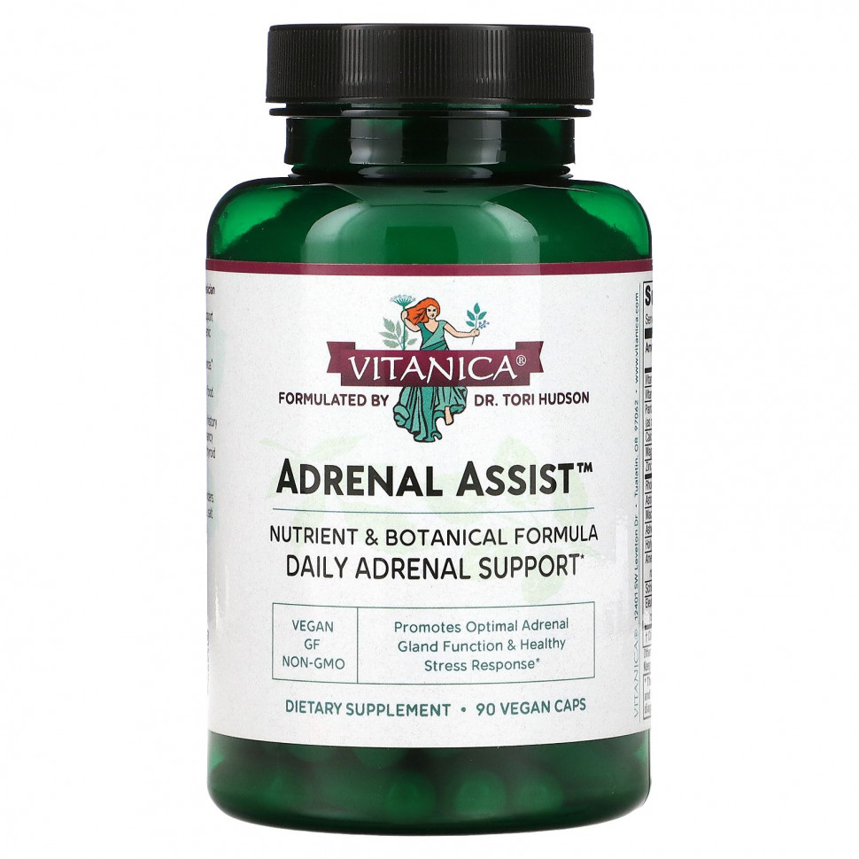   Vitanica, Adrenal Assist,     , 90     -     , -,   