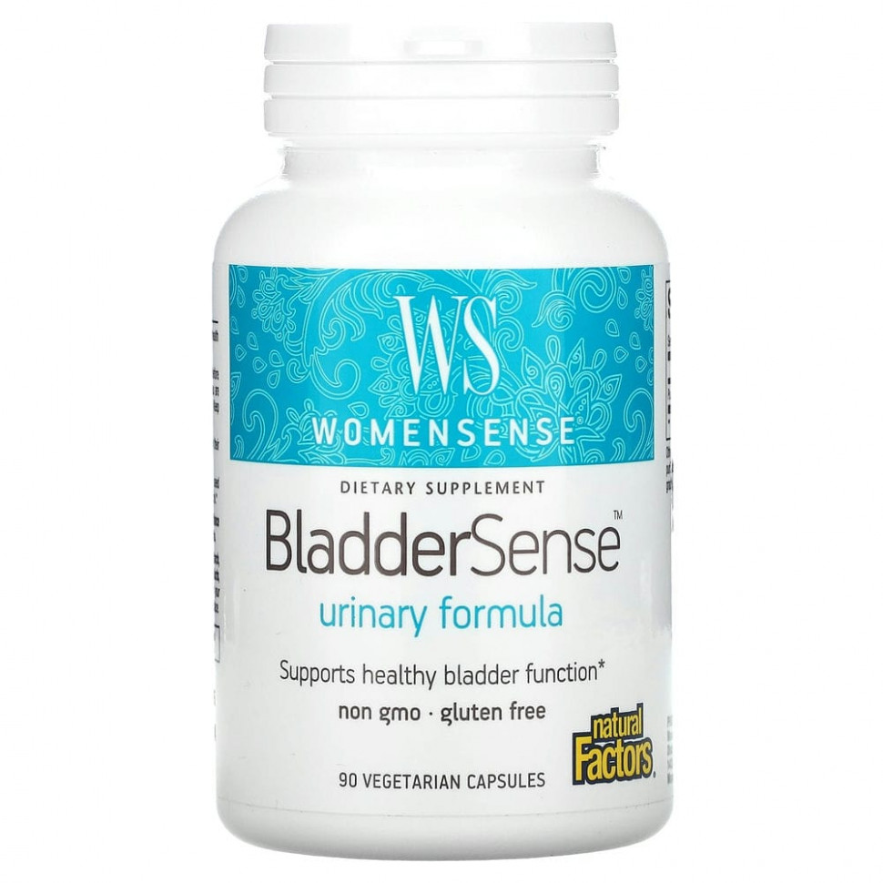   Natural Factors, Womensense, BladderSense, 90     -     , -  