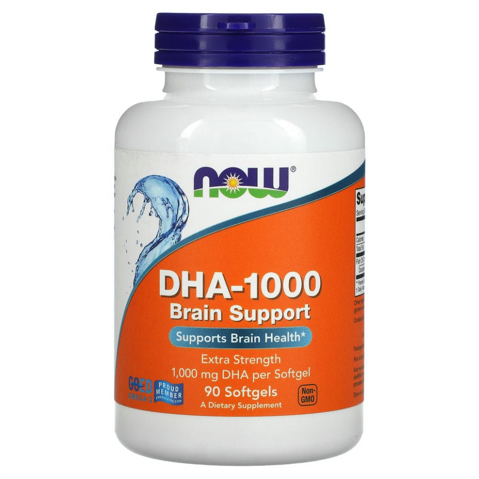   NOW Foods, DHA-1000    ,    , 1000 , 90     -     , -,   
