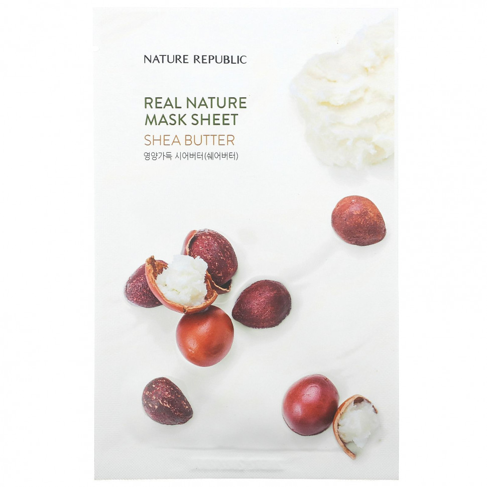   Nature Republic, Real Nature Beauty Mask Sheet,  , 1 ., 23  (0,77 . )   -     , -  