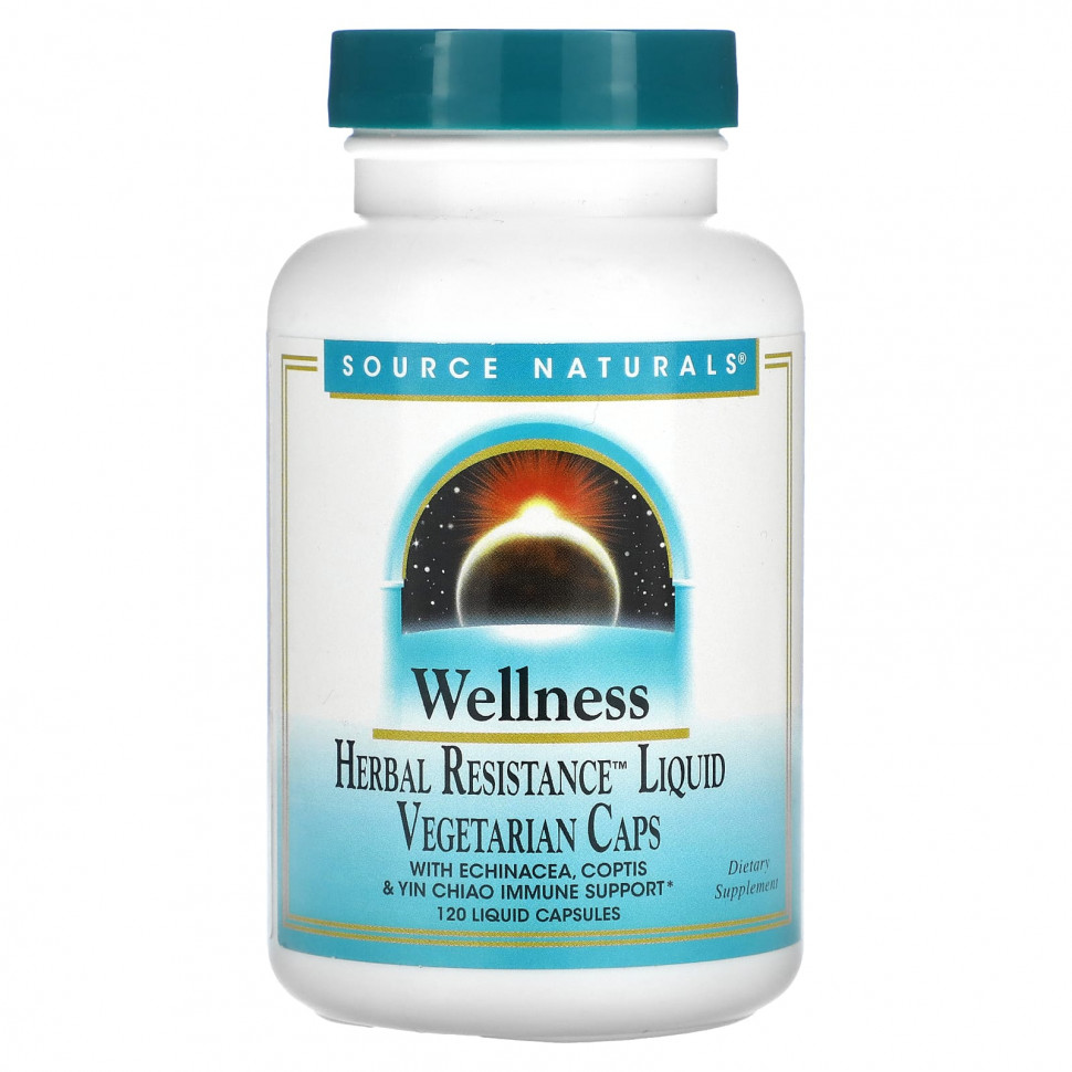   Source Naturals, Wellness Herbal Resistance Liquid, 120     -     , -  