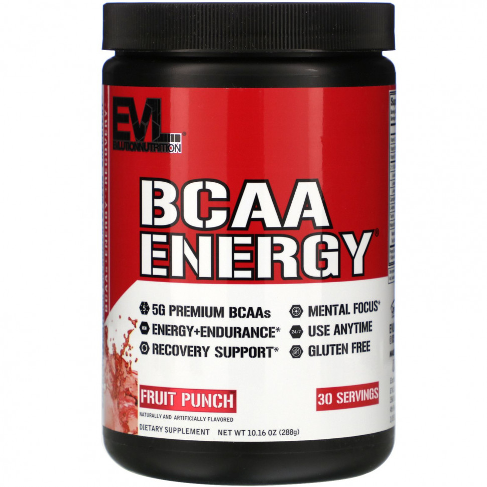   EVLution Nutrition, BCAA Energy,     ,  , 288  (10,16 )   -     , -  