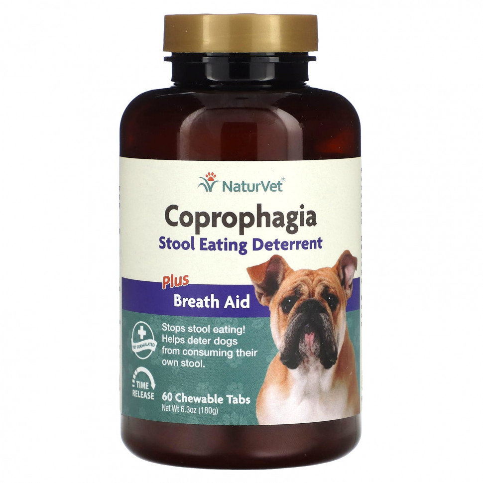   NaturVet, Coprophagia, ,   ,   , 60  , 180  (6,3 )   -     , -,   