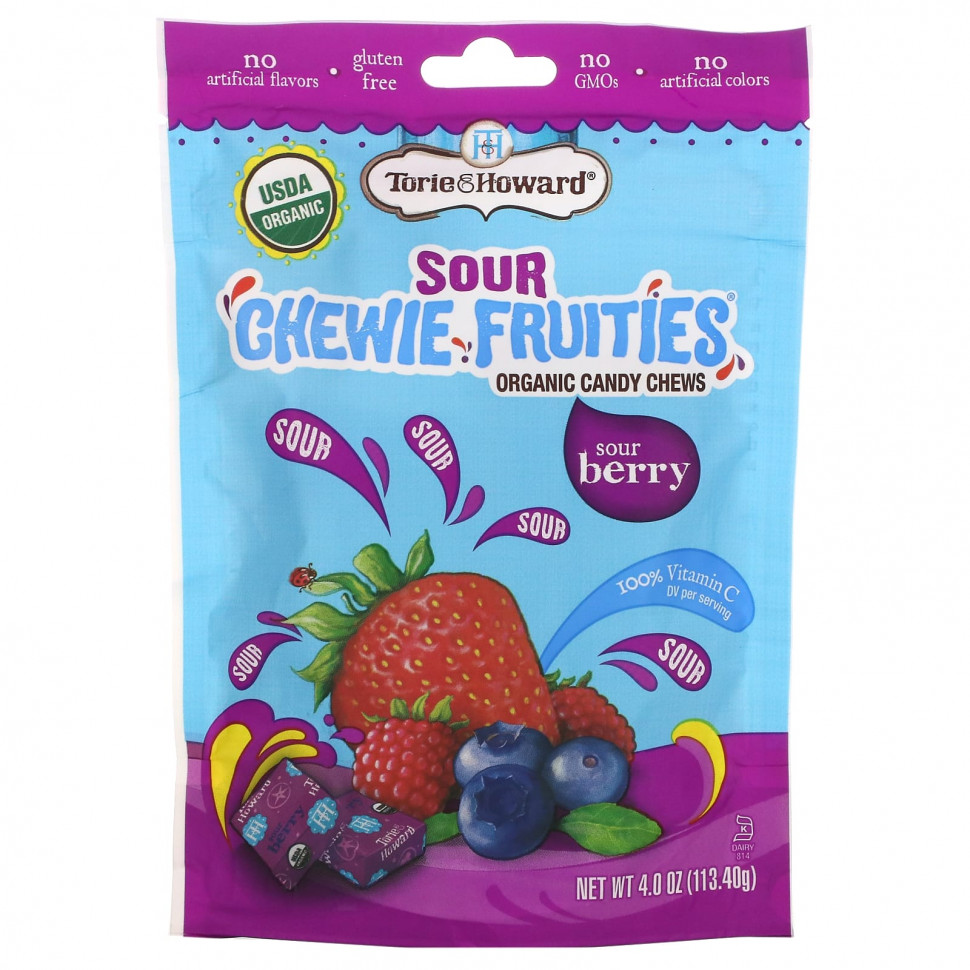   Torie & Howard, Sour Chewie Fruities,   ,  , 113,40  (4 )   -     , -  