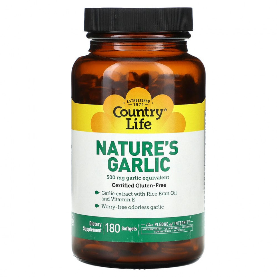   Country Life, Nature's Garlic, 500 , 180     -     , -  