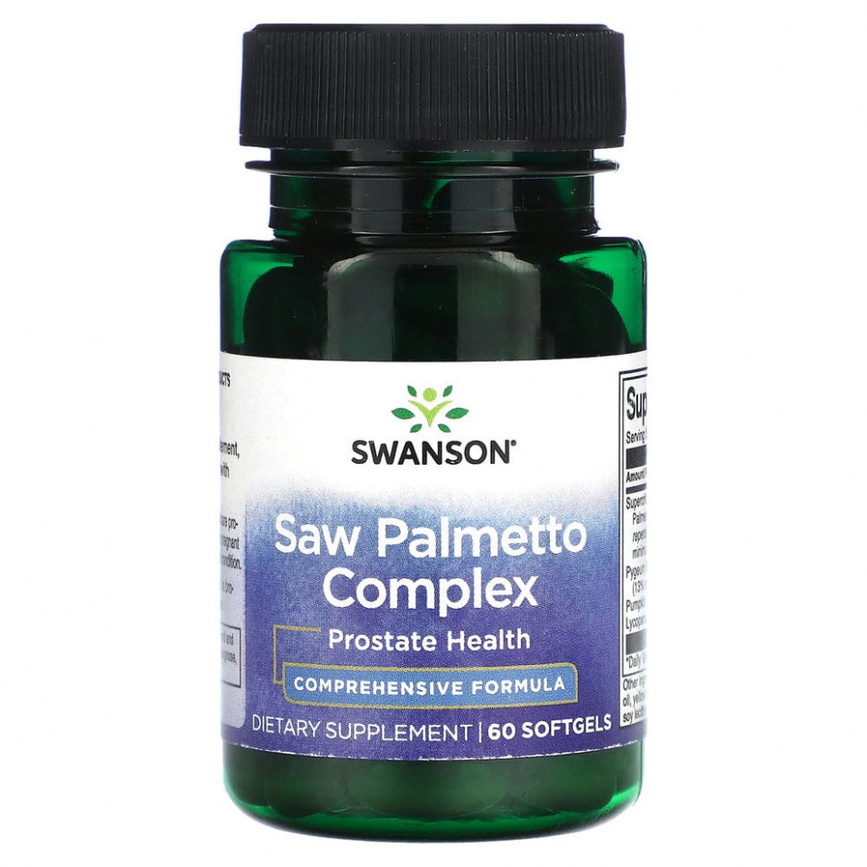   Swanson, Saw Palmetto, 60     -     , -  