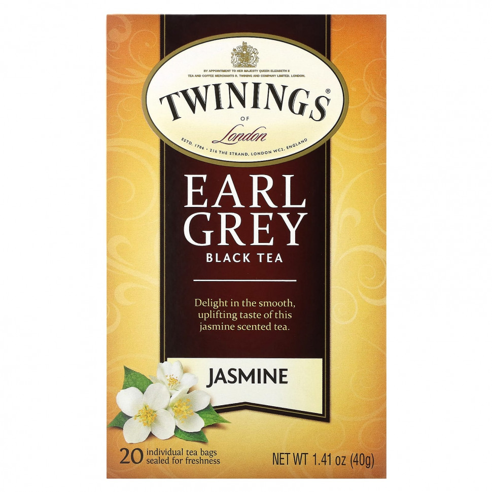   Twinings, Black Tea, Earl Grey, , 20   , 40  (1,41 )   -     , -  