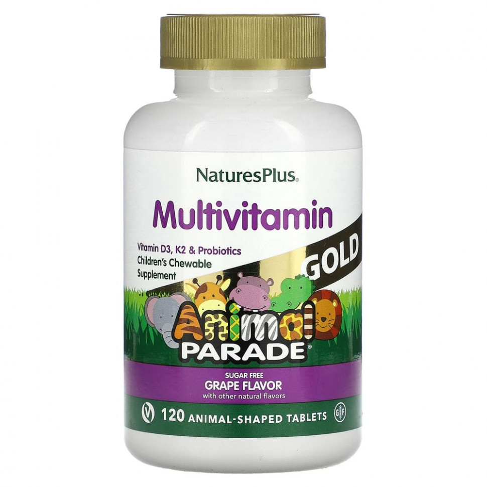   NaturesPlus, Source of Life, Animal Parade Gold,        ,     , 120       -     , -  