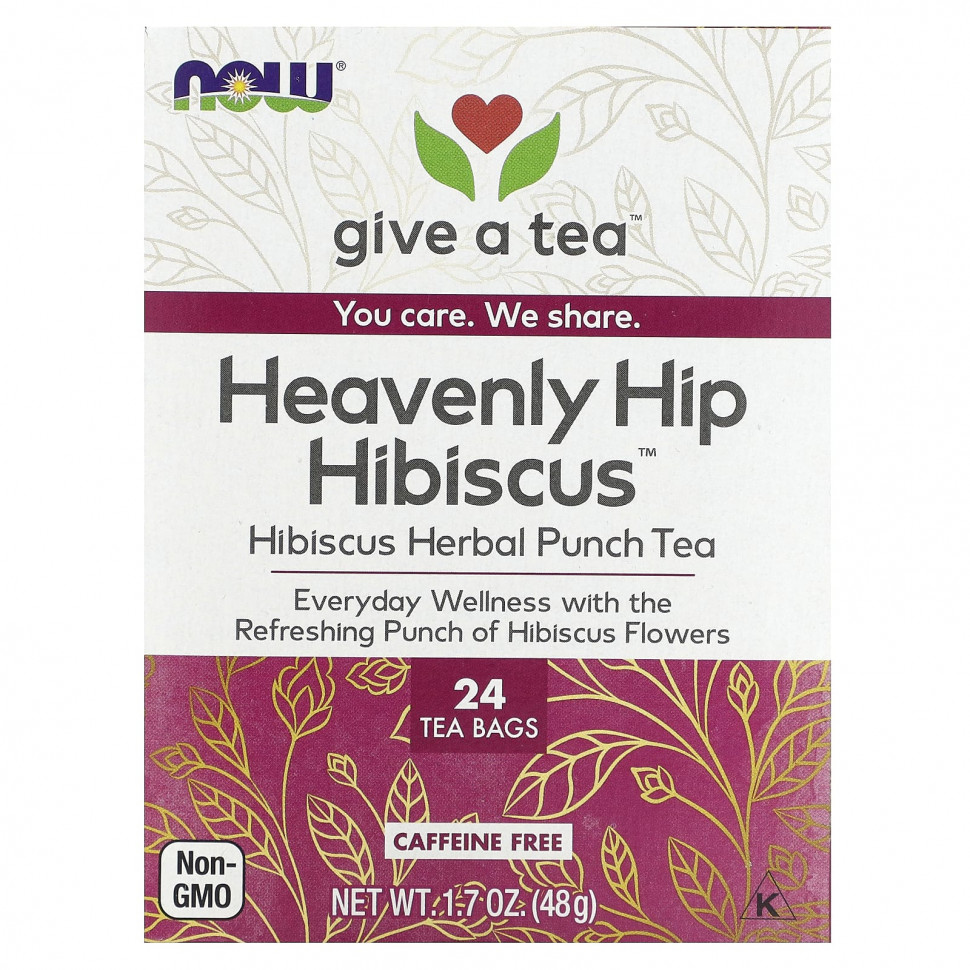   NOW Foods, Heavenly Hip Hibiscus,    ,  , 24  , 48  (1,7 )   -     , -  