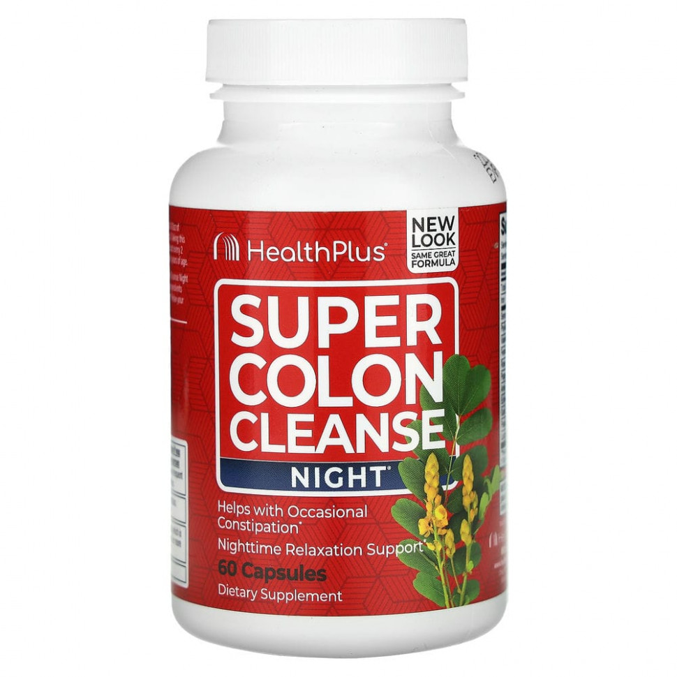   Health Plus, Super Colon Cleanse,     , 60    -     , -,   