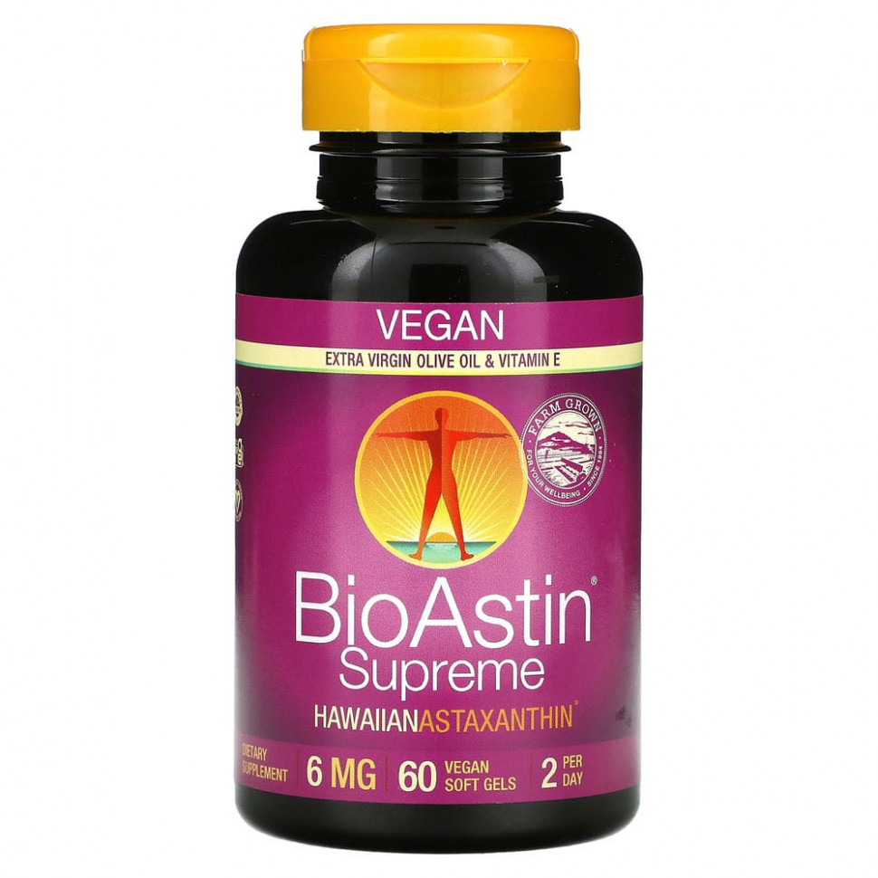   Nutrex Hawaii, BioAstin Supreme, 6 , 60     -     , -,   