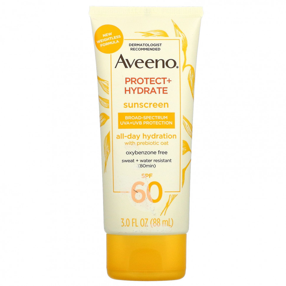   Aveeno, Protect + Hydrate,  , SPF 60, 3   (88 )   -     , -  