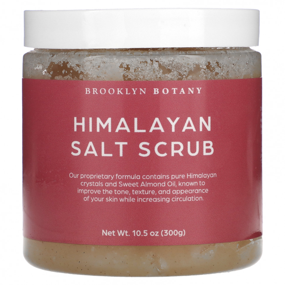   Brooklyn Botany, Himalayan Salt Scrub, 10.5 oz (300 g)   -     , -  