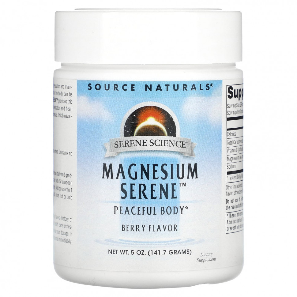   Source Naturals, Magnesium Serene,  , 141,7    -     , -  