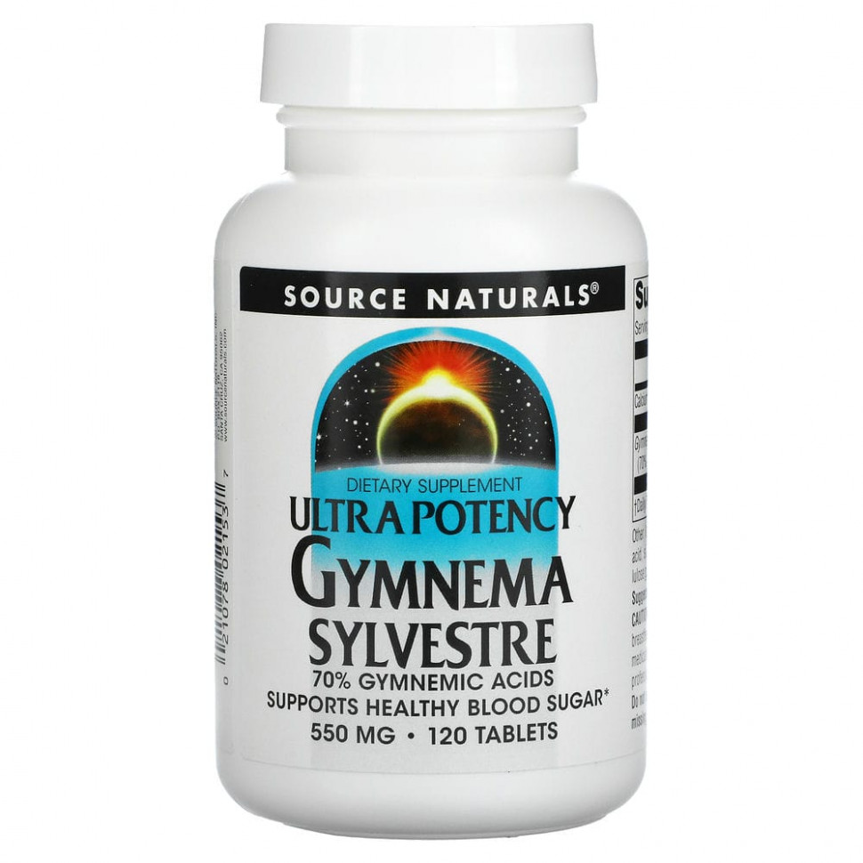   Source Naturals, Ultra Potency Gymnema Sylvestre, 550 , 120    -     , -  