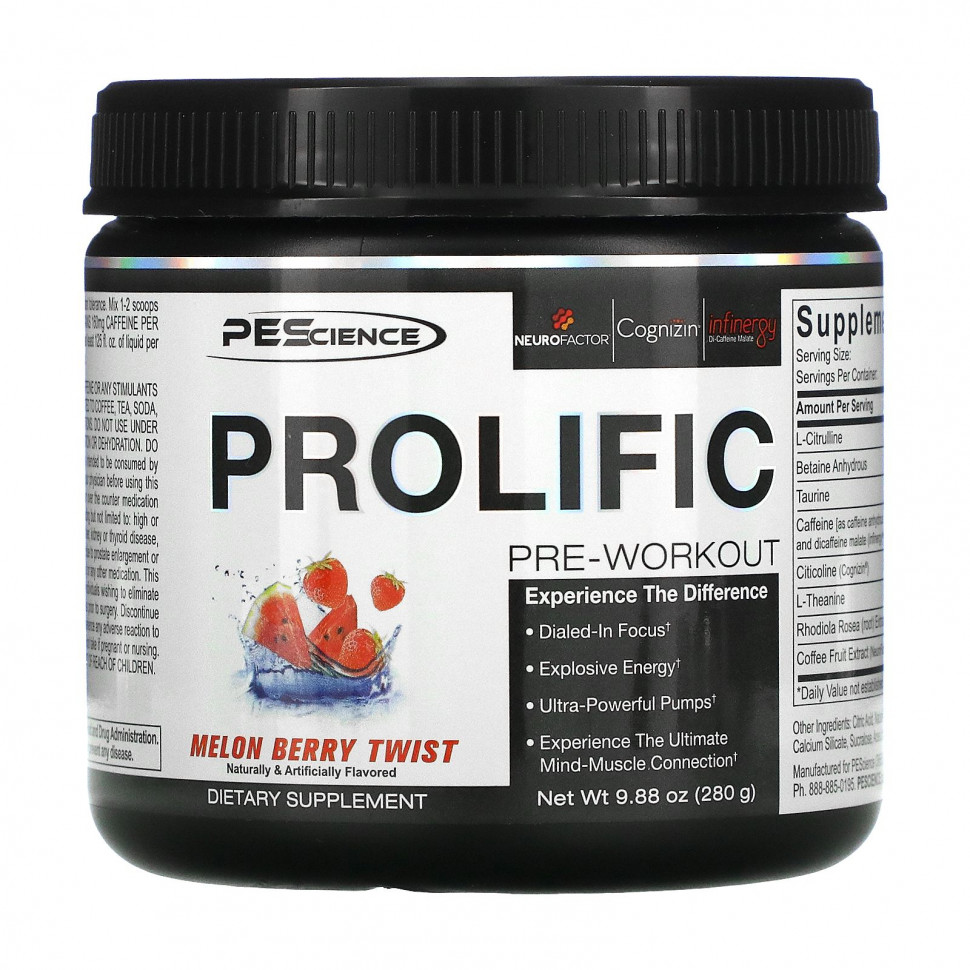   PEScience, Prolific,  ,     , 280  (9,88 )   -     , -  