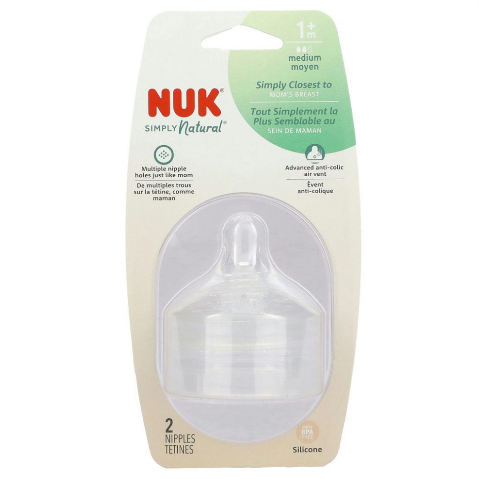   NUK, Simply Natural, ,  1 ,    , 2    -     , -,   