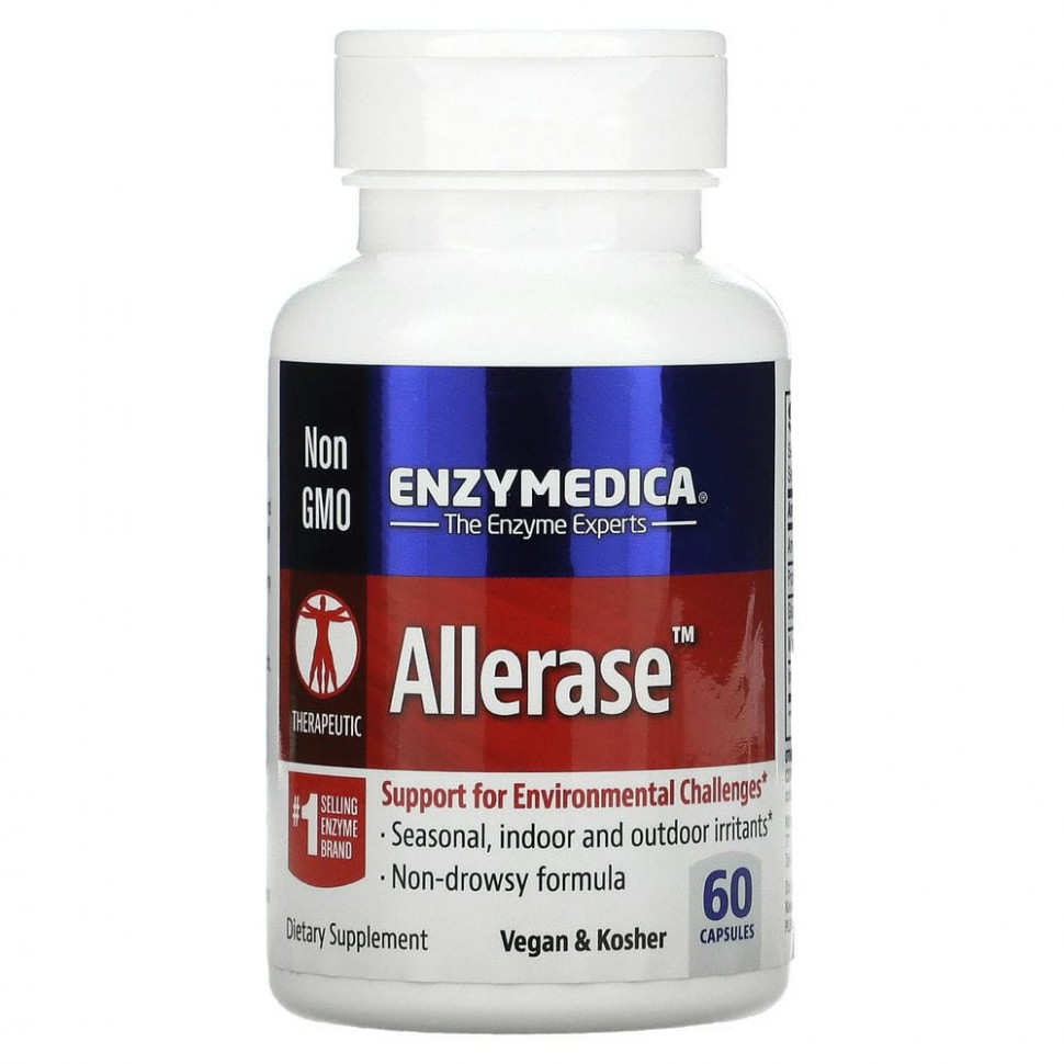   Enzymedica, Allerase, 60    -     , -  