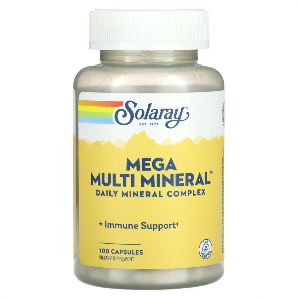   Solaray, Mega Multi Mineral, 100    -     , -,   