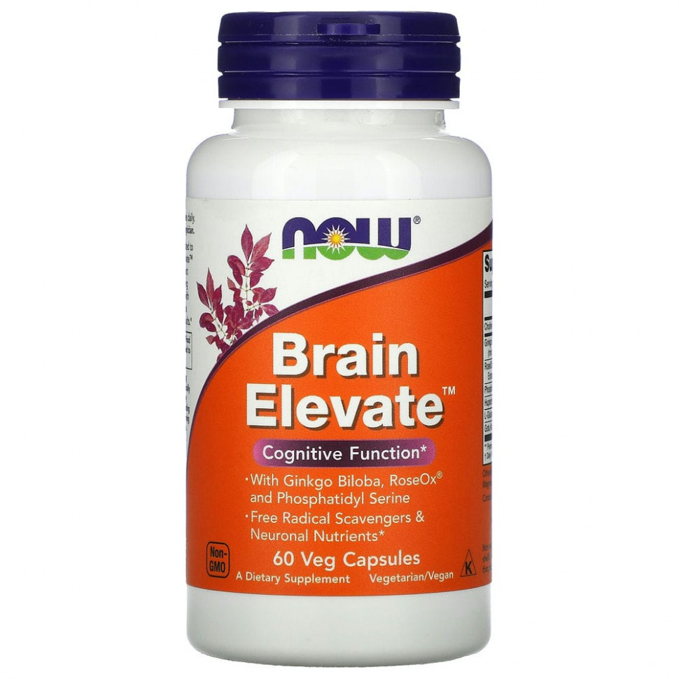   NOW Foods, Brain Elevate, 60     -     , -  