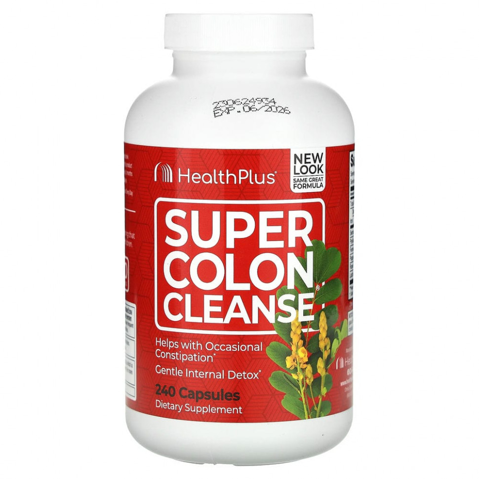  Health Plus, Super Colon Cleanse,      , 240   IHerb ()
