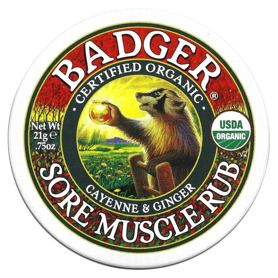   Badger Company, Sore Muscle Rub,          , 21  (0,75 )   -     , -  