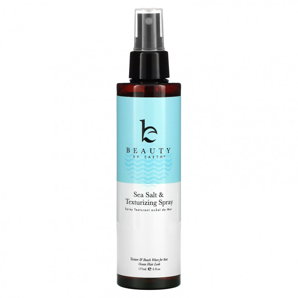   Beauty By Earth, Sea Salt & Texturizing Spray, 6 fl oz (177 ml)   -     , -  