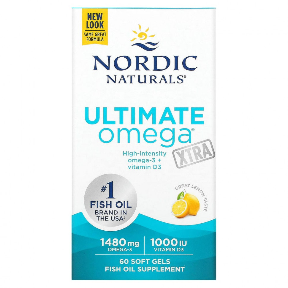   Nordic Naturals, Ultimate Omega Xtra,   , 740 , 60    -     , -  