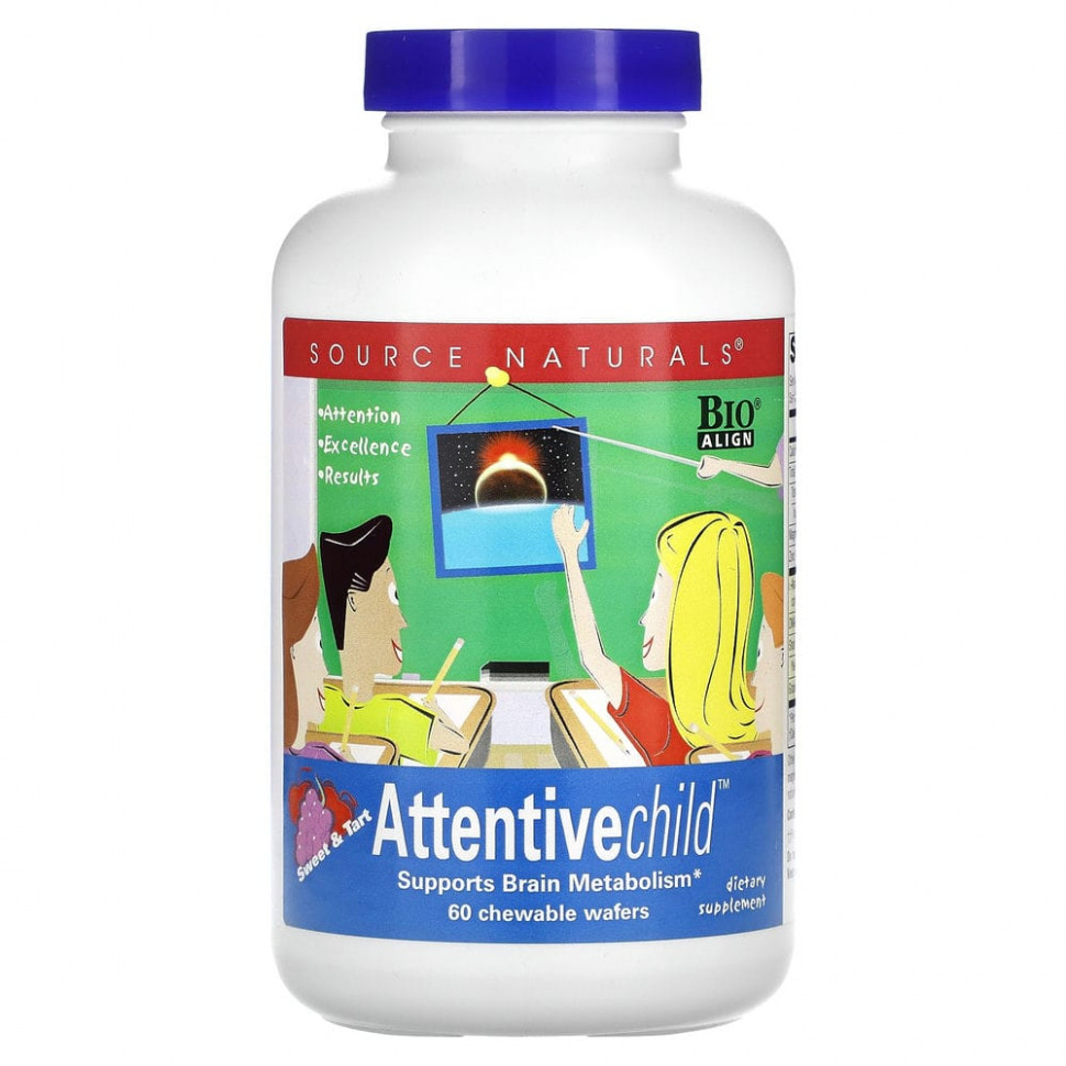   Source Naturals, Attentive Child,  , 60     -     , -  