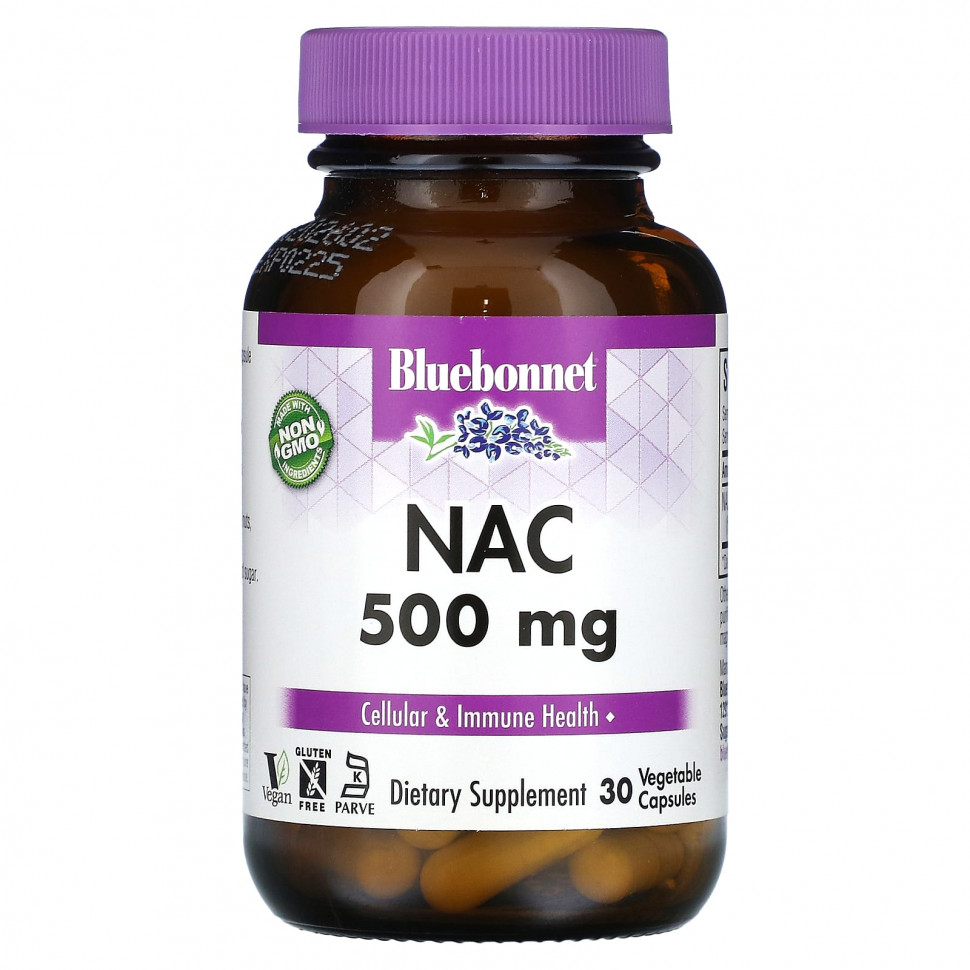   Bluebonnet Nutrition, NAC, 500 , 30     -     , -  