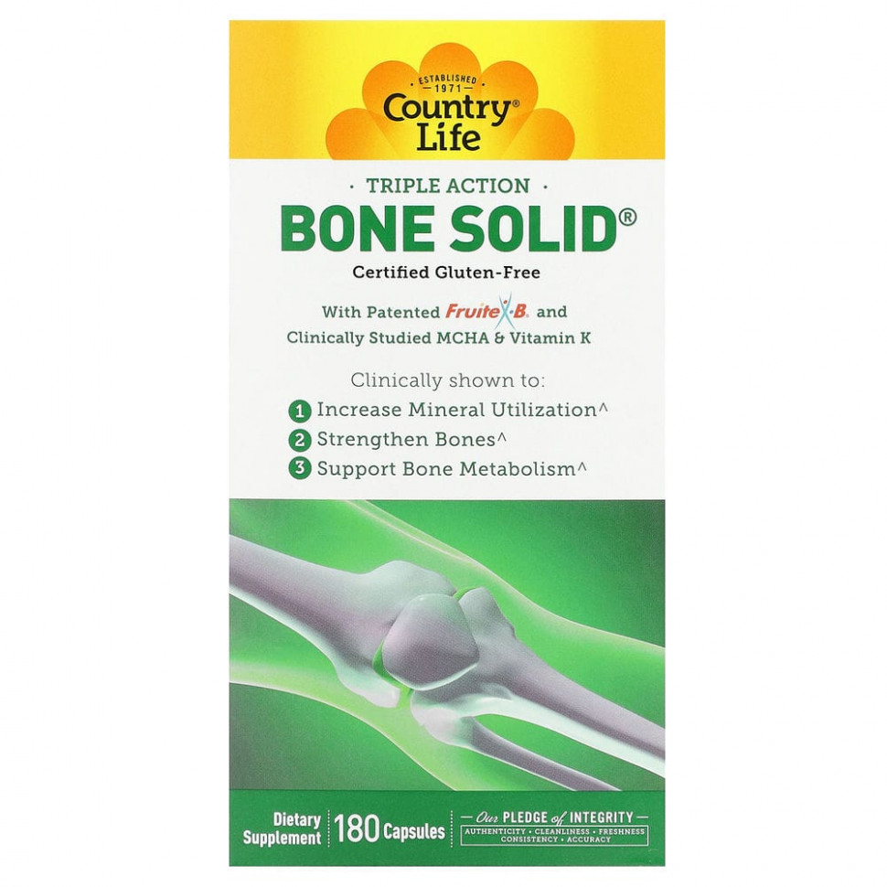   Country Life, Triple Action Bone Solid, 180    -     , -  