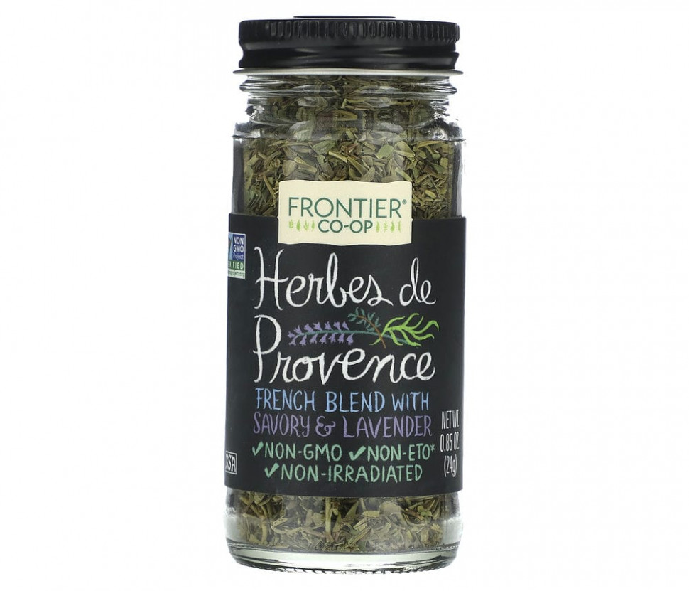   Frontier Co-op, Herbes De Provence, French Blend With Savory Lavender, 0.85 oz, (24 g)   -     , -  