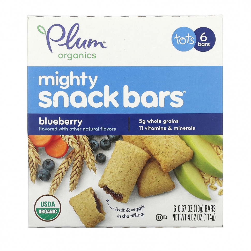   Plum Organics, Mighty Snack Bars,  , , 6   19  (0,67 )    -     , -  