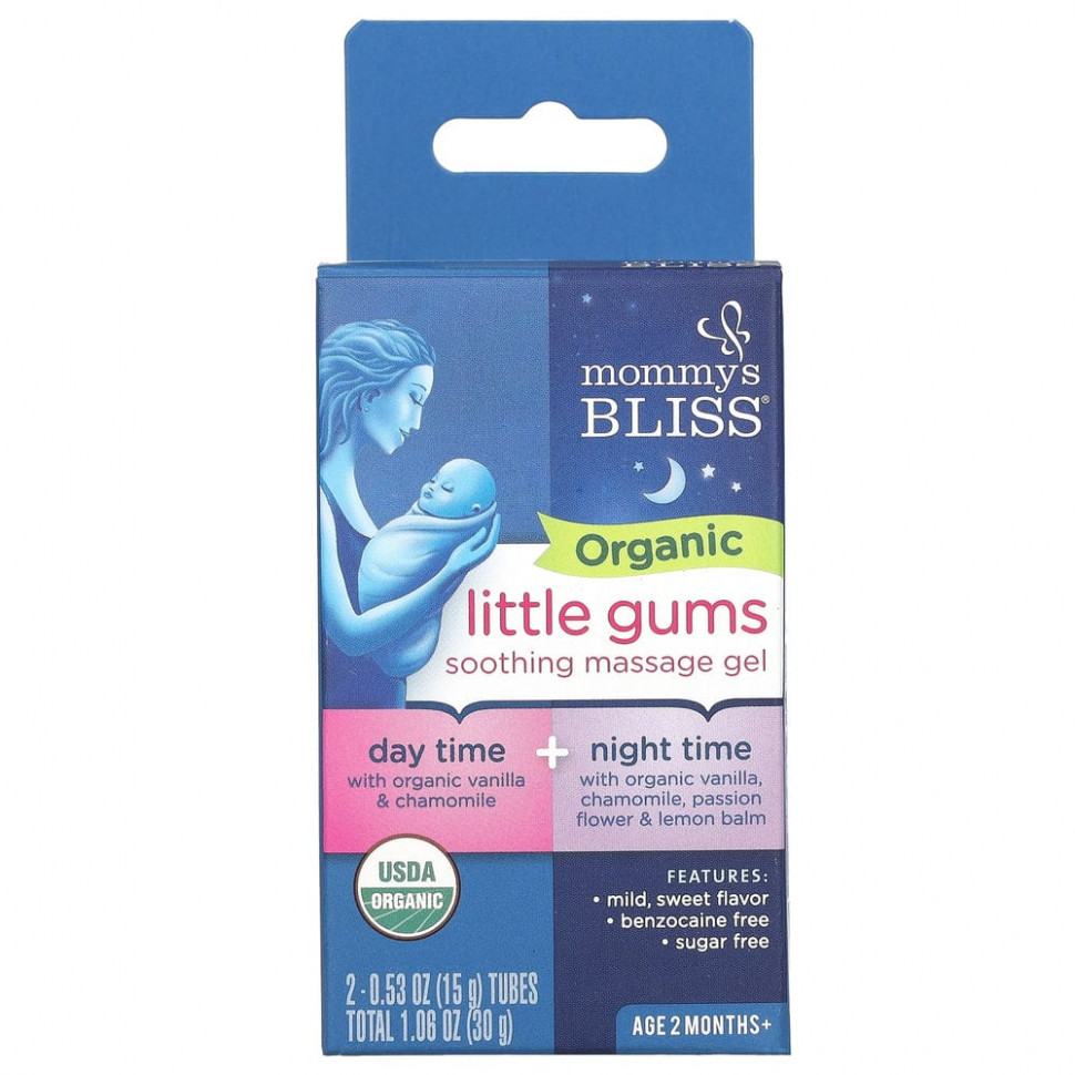   Mommy's Bliss, Organic Little Gums,   , / ,      2 , 2 , 15  (0,53 )    -     , -  