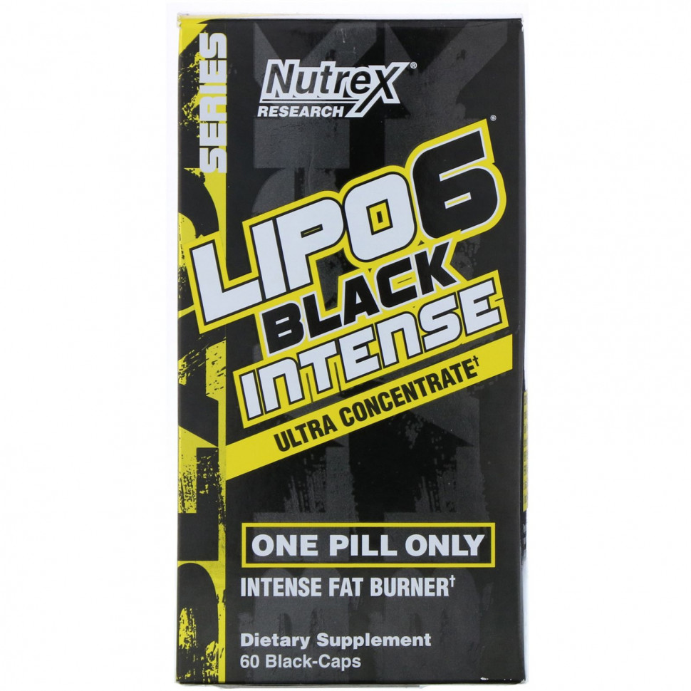   Nutrex Research, LIPO-6 Black Intense, , 60     -     , -  