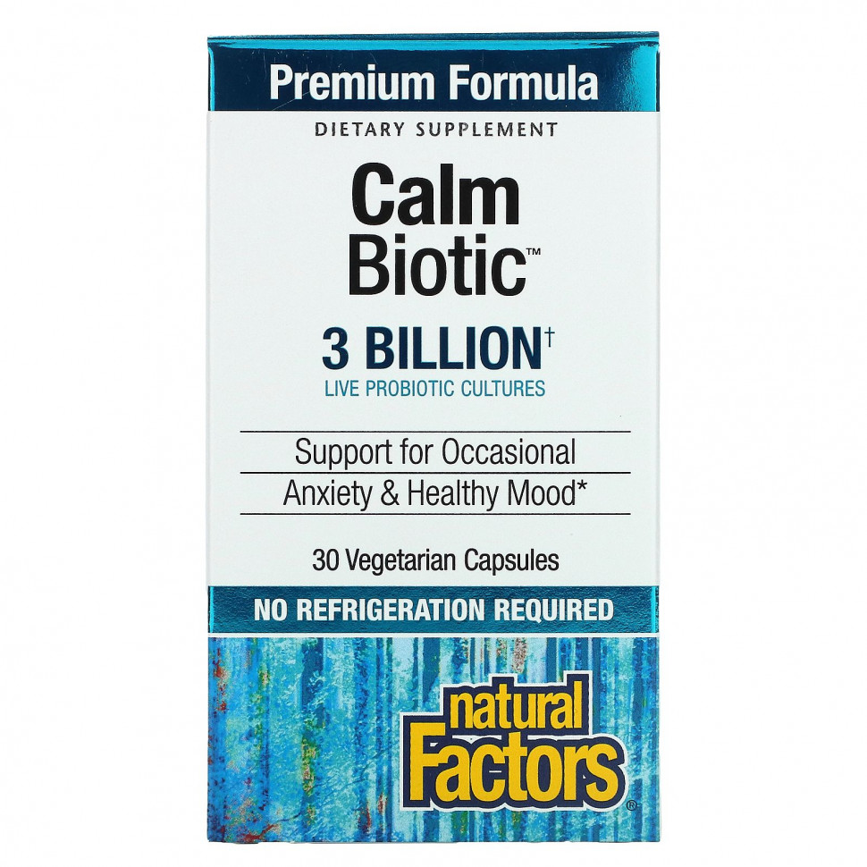   Natural Factors, Calm Biotic, 3 , 30     -     , -  