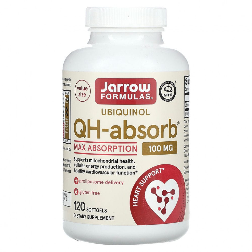   Jarrow Formulas,  QH-Absorb, 100 , 120      -     , -  