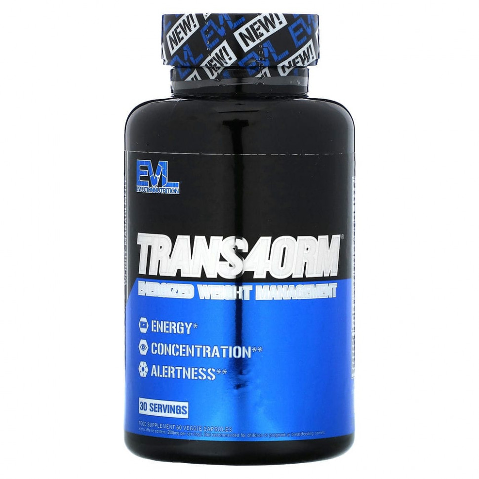   EVLution Nutrition, Trans4orm,   , 60     -     , -  