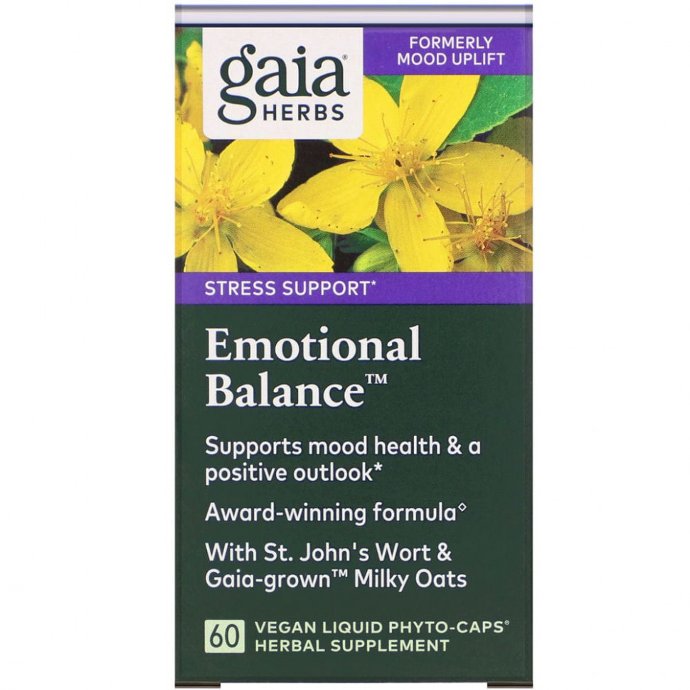   Gaia Herbs, Emotional Balance, 60   Phyto-Cap   -     , -  