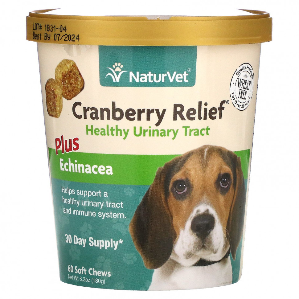   NaturVet, Cranberry Relief,  ,         ,  , 60  , 180  (6,3 )   -     , -,   